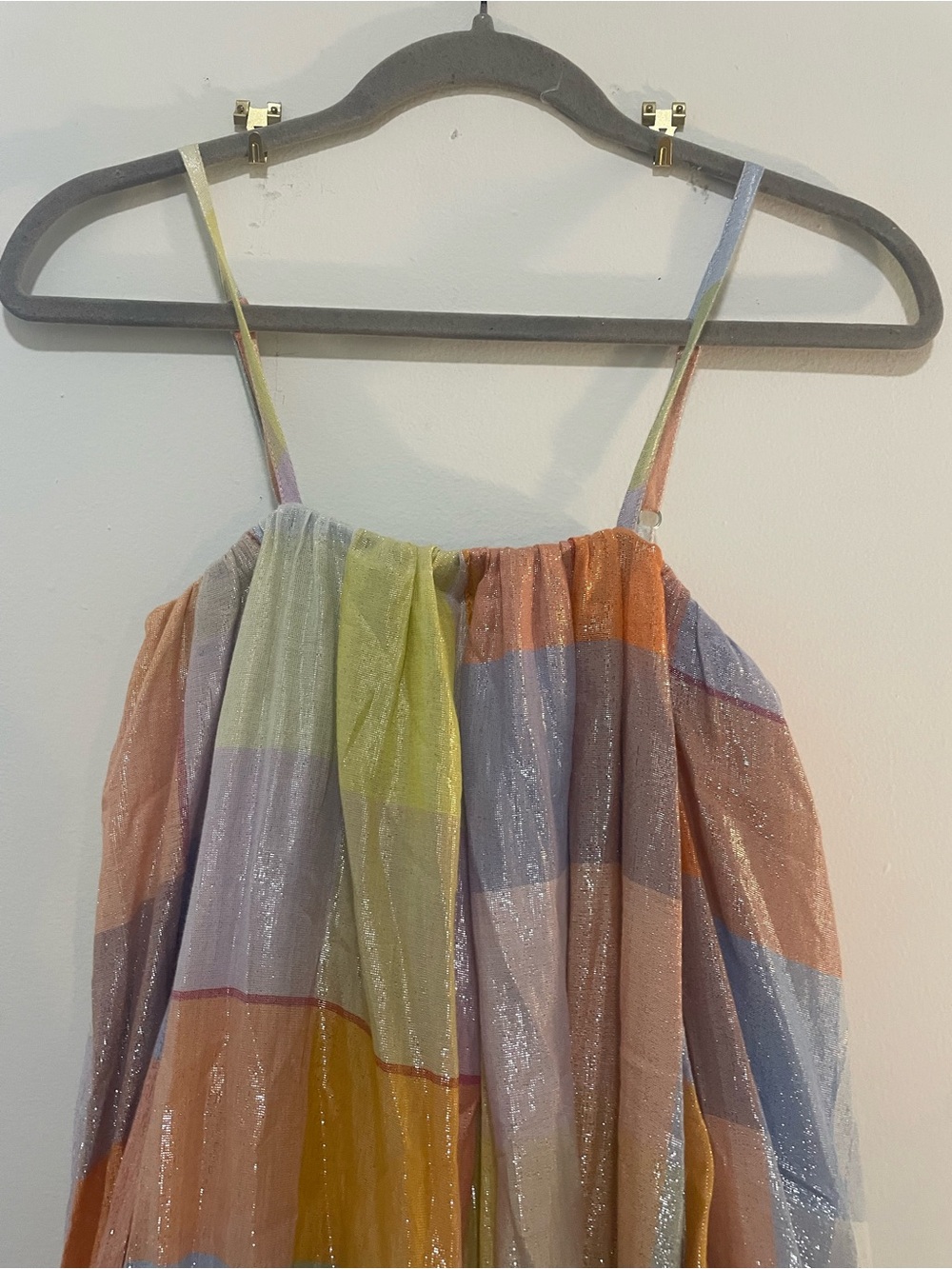 Anthropologie Pilcro Plaid Tent Maxi Dress Size Small - Picture 9 of 9